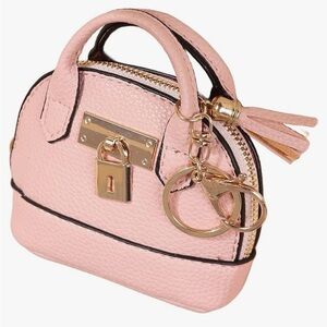 🌸.#1349-9.   Mini tote coin bag key chain